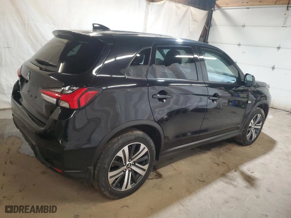 2022 Mitsubishi Outlander Sport ES with VIN JA4APUAU4NU022070, listed as a Copart auction lot 51676345 with 47,182 mi miles and Clean Title. Bid and sale history available at carsss.com. Image 3.