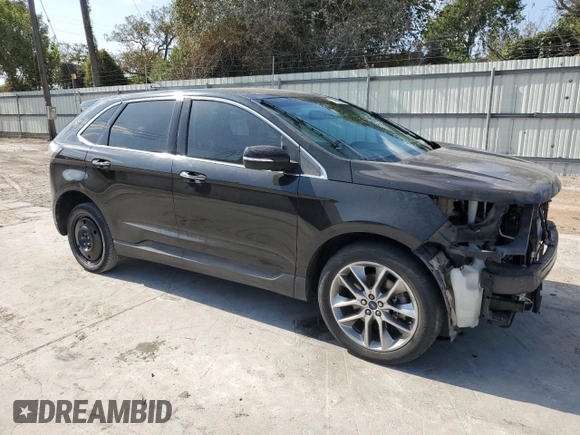 2015 Ford Edge Titanium z VIN 2FMTK3K87FBB38309, wystawiony jako Copart lot #79662514 z przebiegiem 185 342 mil mil oraz Szkoda całkowita • Salvage title. Historia ofert i sprzedaży dostępna na DreamBid. Obrazek 4.