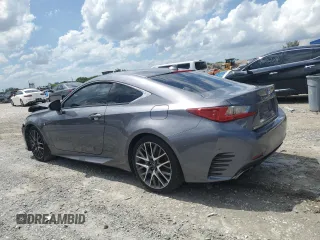 2015 Lexus RC 350 F Sport with VIN JTHHE5BC6F5005769, listed as a Copart auction lot 55967405 with 90,572 mi miles and Salvage title. Bid and sale history available at DreamBid. Image 2.