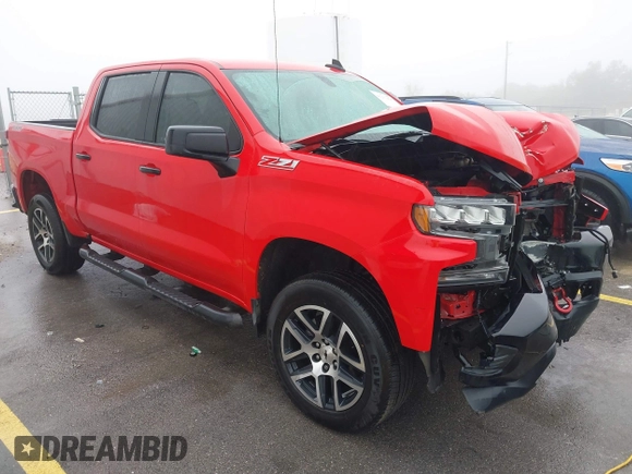 2020 Chevrolet Silverado 1500 LT Trail Boss with VIN 3GCPYFED2LG411020, listed as a IAAI auction lot 41232045 with 39,962 mi miles. Bid and sale history available at carsss.com. Image 1.