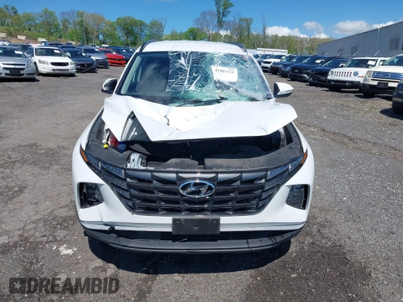 2022 Hyundai Tucson SEL with VIN 5NMJBCAE4NH124578, listed as a IAAI auction lot 41889731 with Not Provided miles. Bid and sale history available at carsss.com. Image 12.