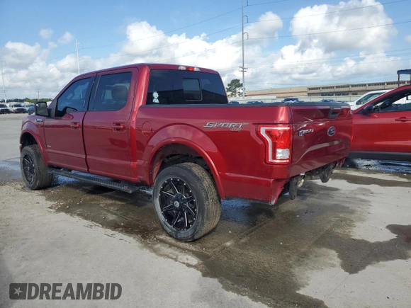 2017 Ford F-150 XL with VIN 1FTEW1EP1HFB19717, listed as a Copart auction lot 53440015 with 115,193 mi miles and Salvage title. Bid and sale history available at DreamBid. Image 2.