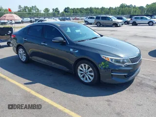 2016 Kia Optima EX with VIN 5XXGU4L37GG008718, listed as a IAAI auction lot 42542783 with 135,308 mi miles and . Bid and sale history available at DreamBid. Image 1.