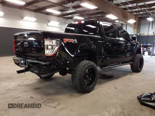 2021 Ford F-150 XL with VIN 1FTFW1E57MFA64154, listed as a IAAI auction lot 42480601 with 39,339 mi miles and . Bid and sale history available at DreamBid. Image 4.