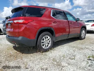 2021 Chevrolet Traverse LT Cloth with VIN 1GNERGKW0MJ189634, listed as a Copart auction lot 48423595 with 0 mi miles and Non Repairable. Bid and sale history available at carsss.com. Image 3.