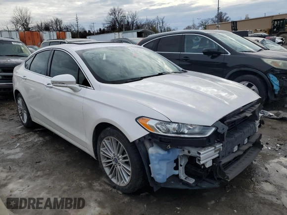 2014 Ford Fusion SE with VIN 3FA6P0HD8ER181942, listed as a Copart auction lot 89134355 with 98,682 mi miles and Salvage Title. Bid and sale history available at DreamBid. Image 4.