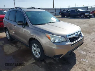 2015 Subaru Forester 2.5i with VIN JF2SJABC4FH537825, listed as a IAAI auction lot 42526103 with 102,760 mi miles and . Bid and sale history available at DreamBid. Image 1.