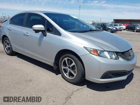 2015 Honda Civic Sedan SE with VIN 19XFB2F76FE113634, listed as a IAAI auction lot 42046903 with 171,071 mi miles. Bid and sale history available at carsss.com. Image 1.