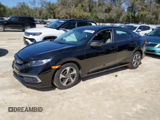 2019 Honda Civic Sedan LX with VIN 19XFC2F67KE045391, listed as a Copart auction lot 48737495 with 85,472 mi miles and Non Repairable. Bid and sale history available at carsss.com. Image 1.