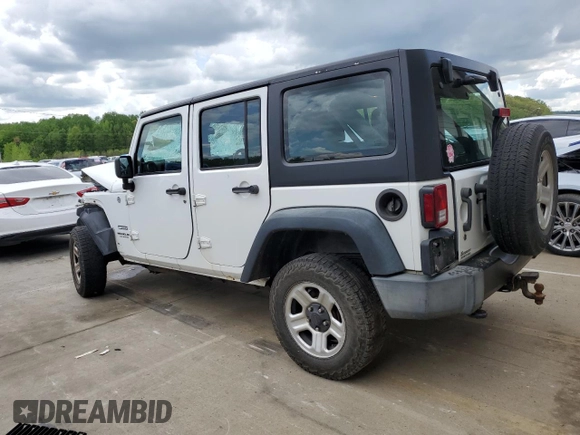 2013 Jeep Wrangler Unlimited Sport RHD with VIN 1C4BJWKG9DL689639, listed as a Copart auction lot 54594975 with 256,837 mi miles and Salvage title. Bid and sale history available at DreamBid. Image 2.