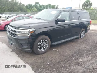 2024 Ford Expedition Max XLT with VIN 1FMJK1J86REA09662, listed as a IAAI auction lot 42434684 with 42,118 mi miles and . Bid and sale history available at DreamBid. Image 2.