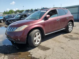 2005 Nissan Murano SL z VIN JN8AZ08W15W435444, wystawiony jako Copart lot #60052995 z przebiegiem 128 648 mil mil oraz Czysty tytuł • Clean title. Historia ofert i sprzedaży dostępna na DreamBid. Obrazek 1.
