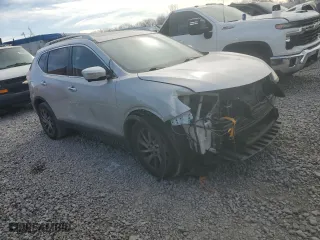 2015 Nissan Rogue S with VIN 5N1AT2MT1FC845874, listed as a Copart auction lot 47421555 with 88,584 mi miles and Salvage Title. Bid and sale history available at carsss.com. Image 4.