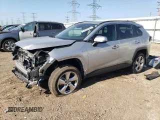 2021 Toyota RAV4 Hybrid LE with VIN 2T3B6RFV7MW019757, listed as a Copart auction lot 61929085 with 14,675 mi miles and Salvage title. Bid and sale history available at DreamBid. Image 1.