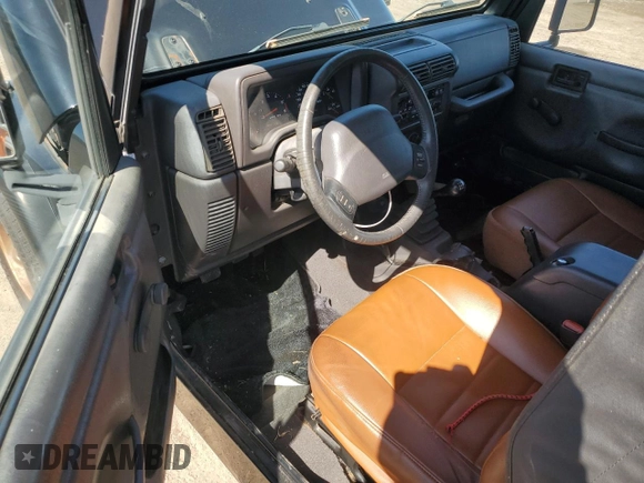 2002 Jeep Wrangler X with VIN 1J4FA39S02P742836, listed as a Copart auction lot 54780835 with 91,769 mi miles and Clean title. Bid and sale history available at DreamBid. Image 8.