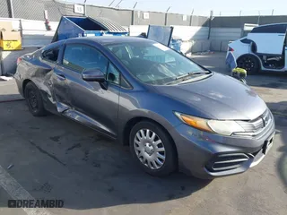 2015 Honda Civic Coupe LX with VIN 2HGFG3B56FH530995, listed as a IAAI auction lot 41278533 with 122,945 mi miles. Bid and sale history available at carsss.com. Image 1.