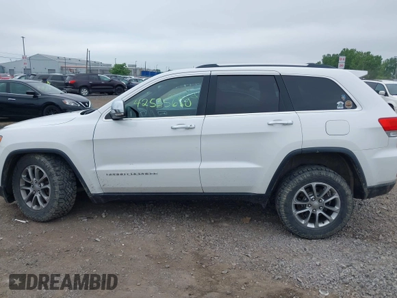2016 Jeep Grand Cherokee Limited with VIN 1C4RJFBG8GC304073, listed as a IAAI auction lot 42535680 with 57,550 mi miles and . Bid and sale history available at DreamBid. Image 13.