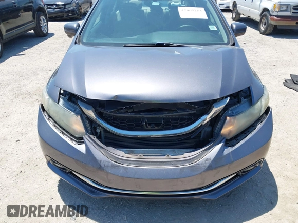 2015 Honda Civic EX-L with VIN 2HGFB2F9XFH518001, listed as a IAAI auction lot 42065254 with 110,202 mi miles and . Bid and sale history available at DreamBid. Image 6.