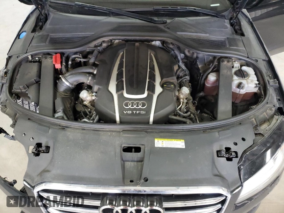 2016 Audi A8 Sport z VIN WAU43AFD1GN011589, wystawiony jako Copart lot #86614934 z przebiegiem 96 137 mil mil oraz Szkoda całkowita • Salvage title. Historia ofert i sprzedaży dostępna na DreamBid. Obrazek 11.