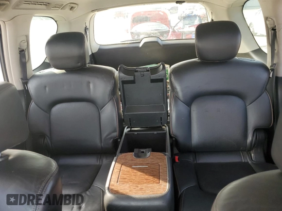 2017 Nissan Armada Platinum z VIN JN8AY2NE2H9700319, wystawiony jako Copart lot #51859735 z przebiegiem Nie podano mil oraz Szkoda całkowita • Salvage title. Historia ofert i sprzedaży dostępna na DreamBid. Obrazek 10.