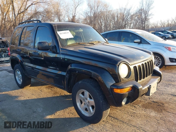 2002 Jeep Liberty Limited with VIN 1J4GL58KX2W212732, listed as a IAAI auction lot 41340643 with 276,564 mi miles and . Bid and sale history available at carsss.com. Image 1.