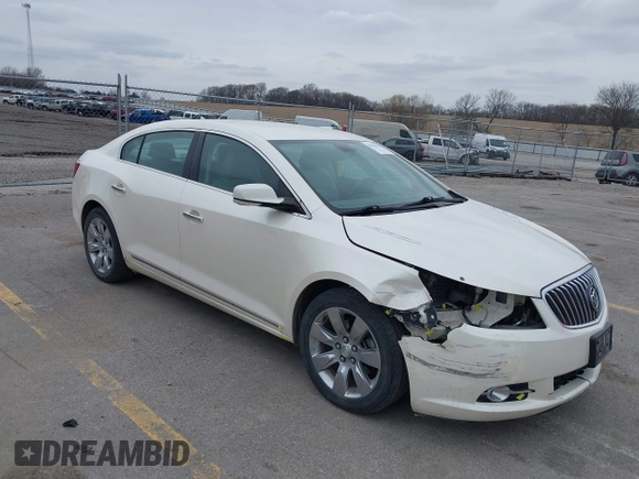 2013 Buick LaCrosse Premium 1 with VIN 1G4GF5E32DF278622, listed as a IAAI auction lot 41964252 with 148,530 mi miles. Bid and sale history available at carsss.com. Image 14.
