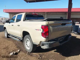 2023 Chevrolet Colorado 4WD Work Truck with VIN 1GCPTBEK0P1133907, listed as a IAAI auction lot 41312569 with 41,467 mi miles. Bid and sale history available at carsss.com. Image 3.