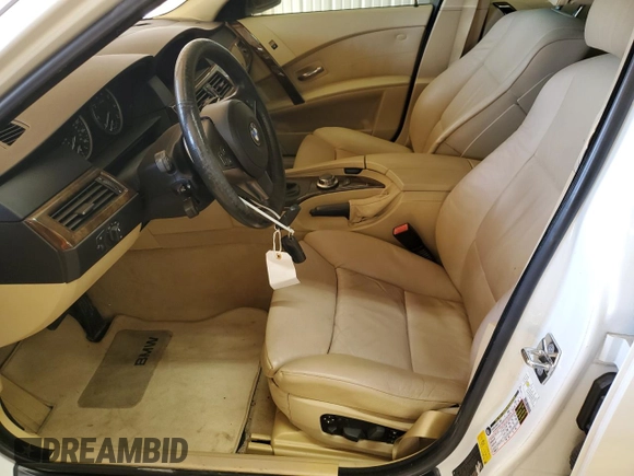 2007 BMW 5 Series 550i with VIN WBANB53507CP04533, listed as a Copart auction lot 43717455 with 112,046 mi miles and Clean Title. Bid and sale history available at DreamBid. Image 7.