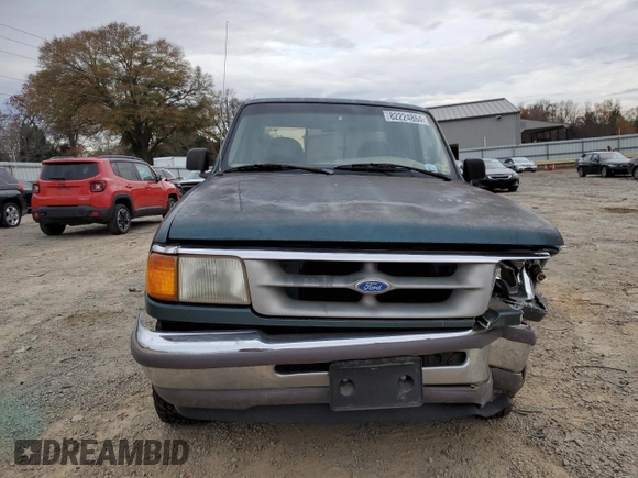 1997 Ford Ranger XLT with VIN 1FTDR15X9VTA52736, listed as a Copart auction lot 82224864 with 97,461 mi miles and Salvage Title. Bid and sale history available at carsss.com. Image 5.