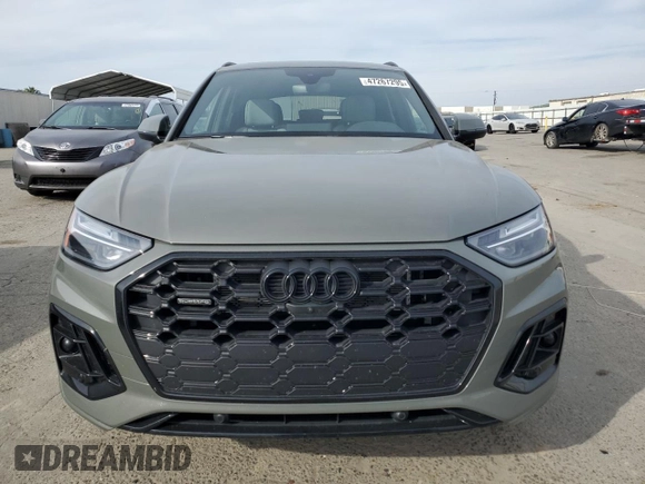2024 Audi Q5 S line Premium Plus z VIN WA1E2AFY3R2073149, wystawiony jako Copart lot #47267295 z przebiegiem 18 203 mil mil oraz Szkoda całkowita • Salvage title. Historia ofert i sprzedaży dostępna na DreamBid. Obrazek 5.