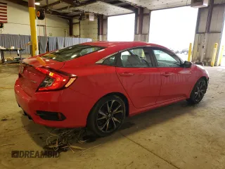 2019 Honda Civic Sport with VIN 2HGFC2F84KH550926, listed as a Copart auction lot 49224605 with 109,348 mi miles and Salvage Title. Bid and sale history available at DreamBid. Image 3.