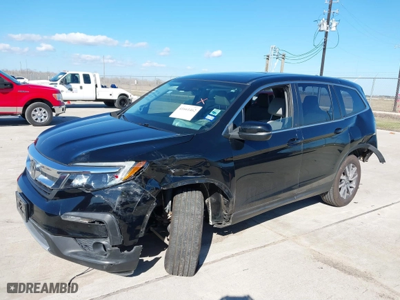 2019 Honda Pilot EX-L with VIN 5FNYF5H53KB031522, listed as a IAAI auction lot 41661462 with 61,056 mi miles. Bid and sale history available at carsss.com. Image 17.