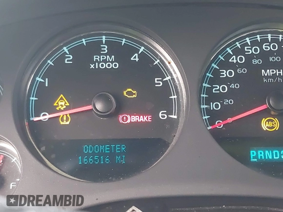 2008 Chevrolet Tahoe LTZ with VIN 1GNFC13J48R160246, listed as a IAAI auction lot 41808982 with 166,516 mi miles and . Bid and sale history available at DreamBid. Image 7.