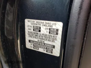 2011 Jaguar XF with VIN SAJWA0FB4BLR88001, listed as a Copart auction lot 89281175 with 127,051 mi miles and Salvage Title. Bid and sale history available at carsss.com. Image 12.