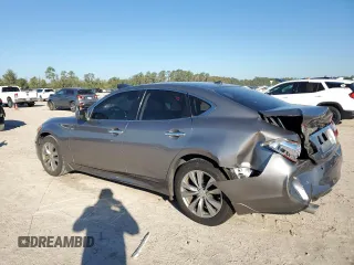 2013 Infiniti M37 with VIN JN1BY1AP2DM514582, listed as a Copart auction lot 79767384 with 81,825 mi miles and Salvage Title. Bid and sale history available at carsss.com. Image 2.