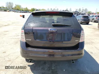 2007 Ford Edge SEL PLUS with VIN 2FMDK39C17BB57132, listed as a Copart auction lot 52845925 with 140,448 mi miles and Salvage Title. Bid and sale history available at carsss.com. Image 6.