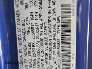 2024 Honda CR-V LX with VIN 2HKRS3H26RH304815, listed as a Copart auction lot 84774484 with Not Provided miles and Salvage Title. Bid and sale history available at DreamBid. Image 15.