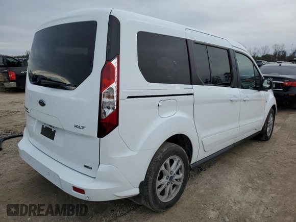 2023 Ford Transit Connect Wagon XLT with VIN NM0GE9F29P1552496, listed as a Copart auction lot 41462645 with 31,525 mi miles and Non Repairable. Bid and sale history available at carsss.com. Image 3.