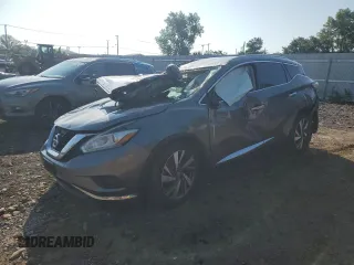2015 Nissan Murano S z VIN 5N1AZ2MH2FN209432, wystawiony jako Copart lot #61303585 z przebiegiem Nie podano mil oraz Szkoda całkowita • Salvage title. Historia ofert i sprzedaży dostępna na DreamBid. Obrazek 1.