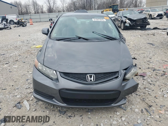 2012 Honda Civic Cpe LX with VIN 2HGFG3B58CH527382, listed as a Copart auction lot 51947645 with 0 mi miles and Clean Title. Bid and sale history available at carsss.com. Image 5.
