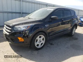 2018 Ford Escape S with VIN 1FMCU0F77JUC80270, listed as a Copart auction lot 45861264 with 124,998 mi miles and Salvage Title. Bid and sale history available at carsss.com. Image 1.