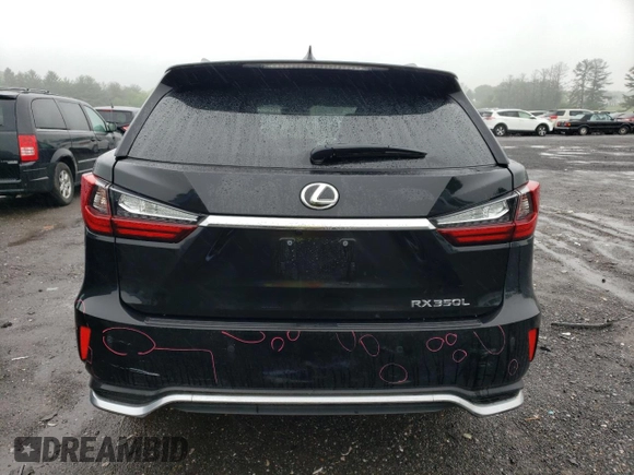 2018 Lexus RX 350L Premium with VIN JTJDZKCA2J2011527, listed as a Copart auction lot 57765915 with 51,454 mi miles and Salvage title. Bid and sale history available at DreamBid. Image 6.