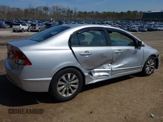 2011 Honda Civic EX-L with VIN 2HGFA1F96BH504524, listed as a IAAI auction lot 42091146 with 92,670 mi miles and . Bid and sale history available at DreamBid. Image 4.