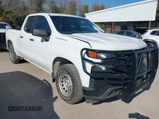 2019 Chevrolet Silverado 1500 Work Truck with VIN 1GCRYAEF2KZ370481, listed as a IAAI auction lot 41594979 with 111,100 mi miles and . Bid and sale history available at DreamBid. Image 1.