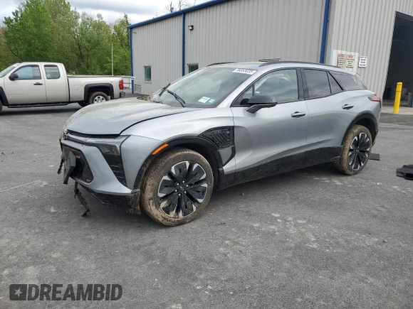 2024 Chevrolet Blazer EV eAWD RS z VIN 3GNKDCRJ9RS186595, wystawiony jako Copart lot #56853035 z przebiegiem Nie podano mil oraz Szkoda całkowita • Salvage title. Historia ofert i sprzedaży dostępna na DreamBid. Obrazek 1.