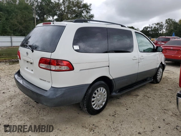 2002 Toyota Sienna CE with VIN 4T3ZF19C02U443501, listed as a Copart auction lot 79416604 with 81,685 mi miles and Salvage Title. Bid and sale history available at carsss.com. Image 3.
