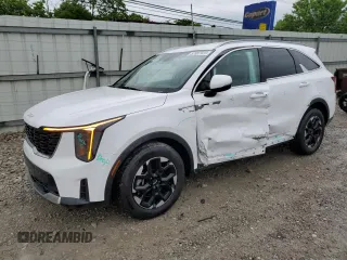 2025 Kia Sorento S with VIN 5XYRL4JC9SG318145, listed as a Copart auction lot 57567925 with 9,924 mi miles and Salvage title. Bid and sale history available at DreamBid. Image 1.