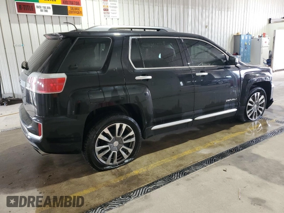 2017 GMC Terrain Denali with VIN 2GKFLVE37H6210717, listed as a Copart auction lot 56666415 with 131,388 mi miles and Salvage title. Bid and sale history available at DreamBid. Image 3.