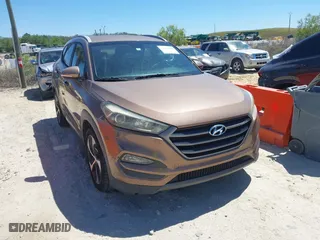 2016 Hyundai Tucson Sport with VIN KM8J33A29GU054909, listed as a IAAI auction lot 41835688 with 90,751 mi miles. Bid and sale history available at carsss.com. Image 1.