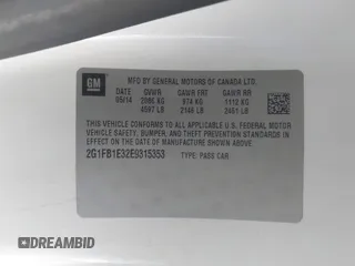 2014 Chevrolet Camaro LT z VIN 2G1FB1E32E9315353, wystawiony jako IAAI lot #42465033 z przebiegiem 103 863 mil mil oraz . Historia ofert i sprzedaży dostępna na DreamBid. Obrazek 9.